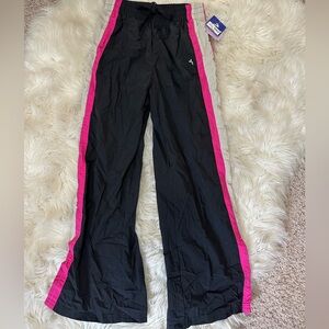 NWT JoyLab Black windbreaker pants with slits